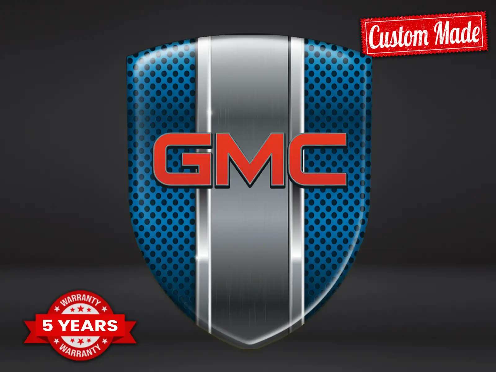 GMC Fensteraufkleber Stilvoll Minimal Universal Auto